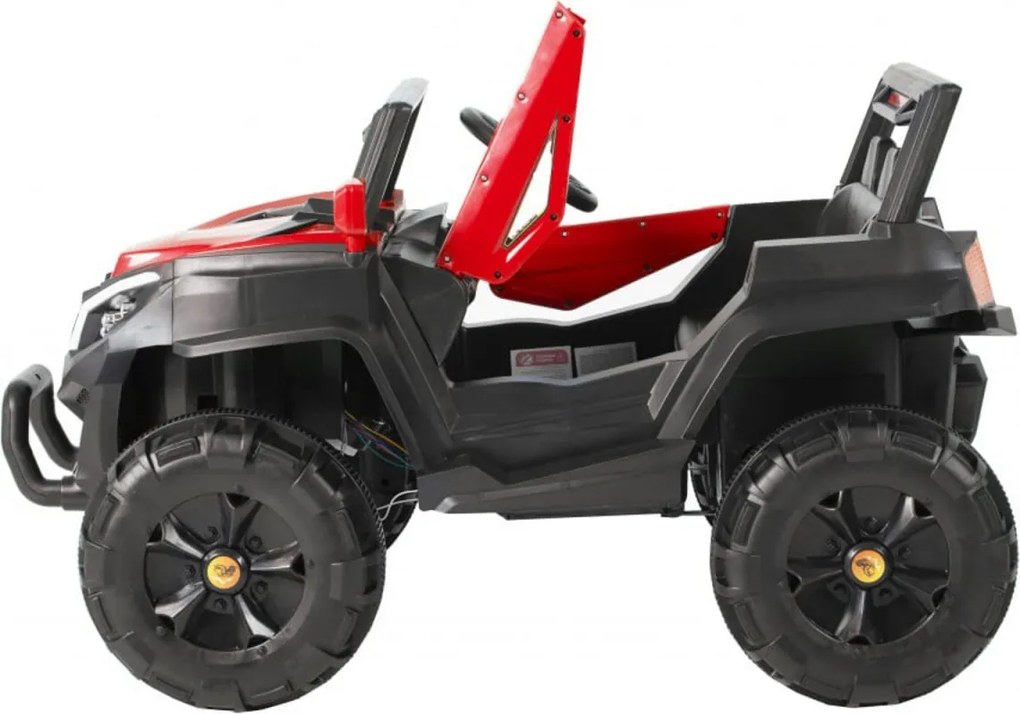 Masinuta Electrica cu acumulator pentru copii NOVOKIDS™ Atlantis Buggy UTV , 2 locuri, Cu faruri luminoase, Telecomanda, 3-8 ani , max 35 kg , 12V,