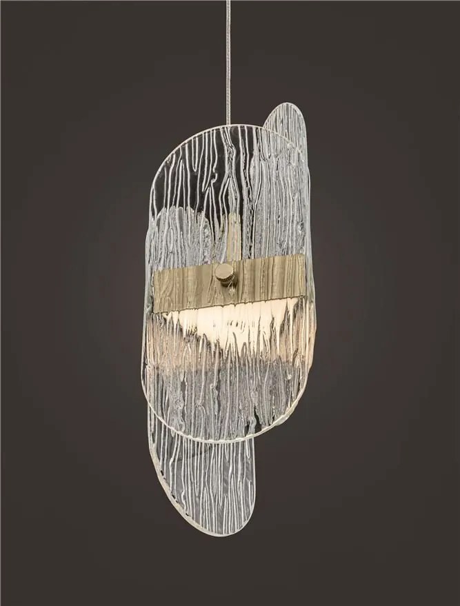 Lustra LED suspendata liniara design decorativ LUCIEN 3000K