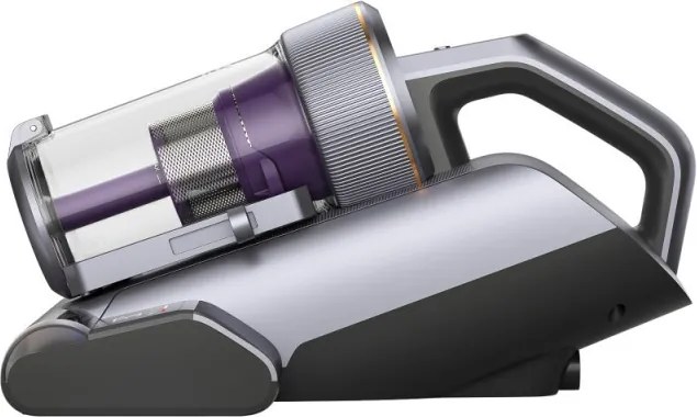 Aspirator anti-acarieni Jimmy BX8 Pro, 600 W, 0,5 l, 17 kPa, Pro-Brushroll, Sterilizare prin incalzire la 65 °C, Ultrasunete, UV, Ioni negativi, Filtrare in 6 etape, Gri/Violet