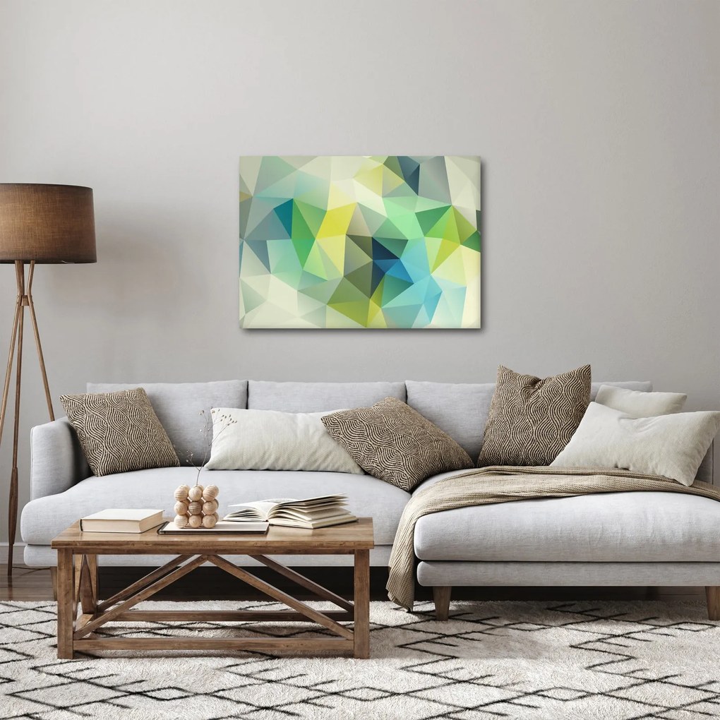 Tablou abstracțiunii geometrice (70x50 cm)