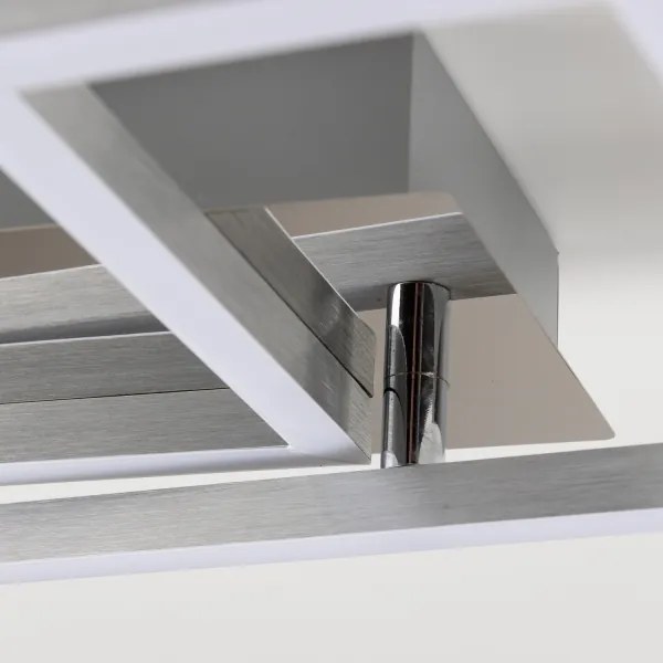 Plafonieră LED/17W/230V crom mat