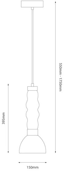 Lustră LED pe cablu LUCCO LED/13W/230V d. 15 cm auriu