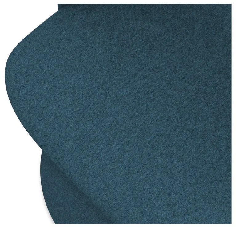 Scaun de sufragerie albastru tapițat Kalo – Makamii