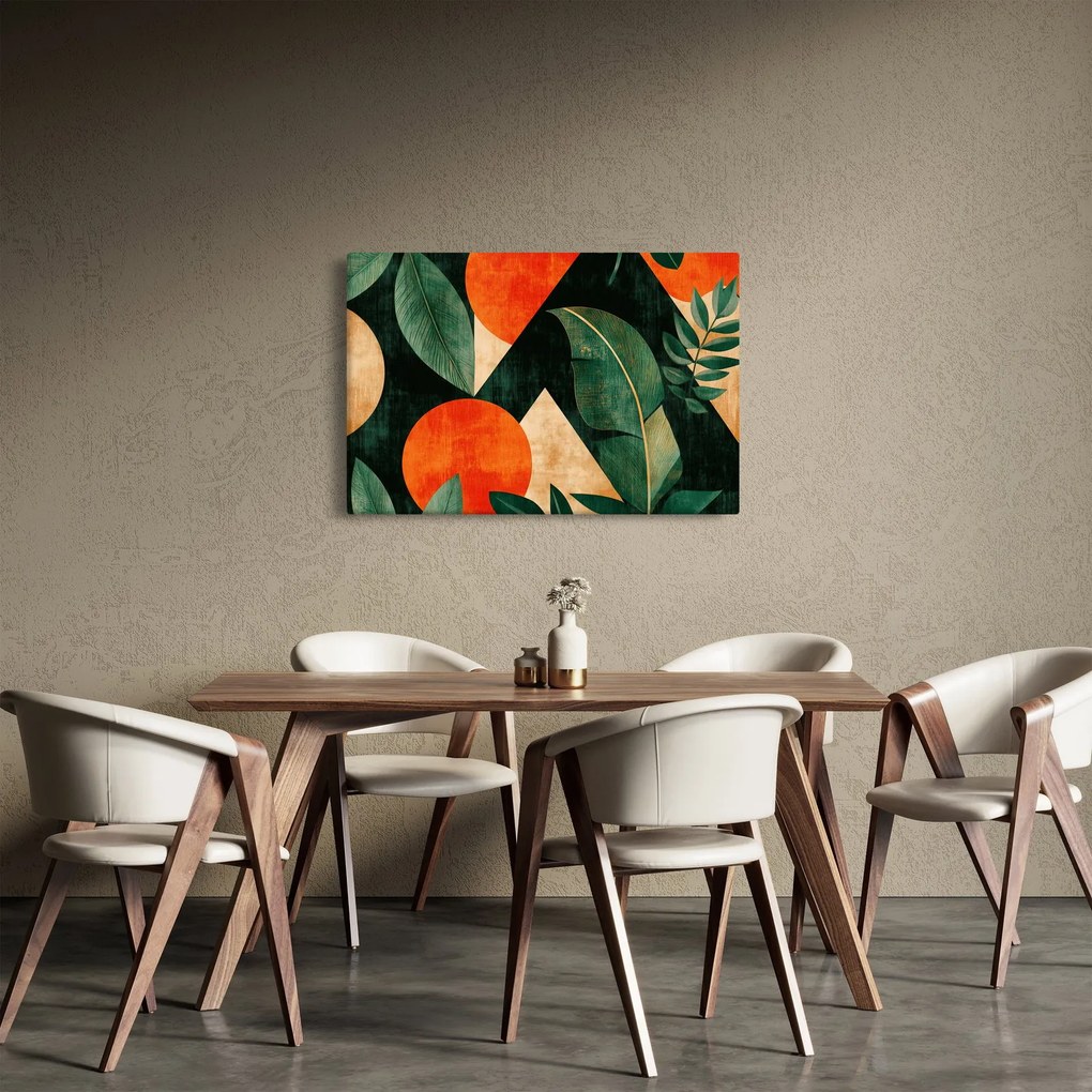 Tablou - Motive naturale geometrice II. (90x60 cm)