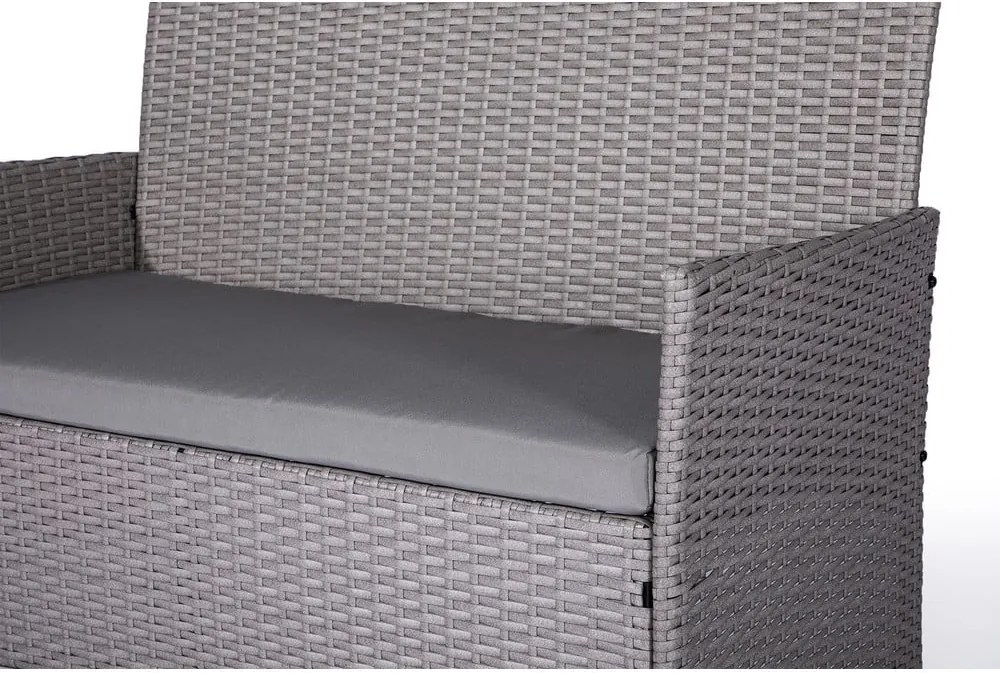 Set mobilier de grădină Le Bonom Fila, gri deschis