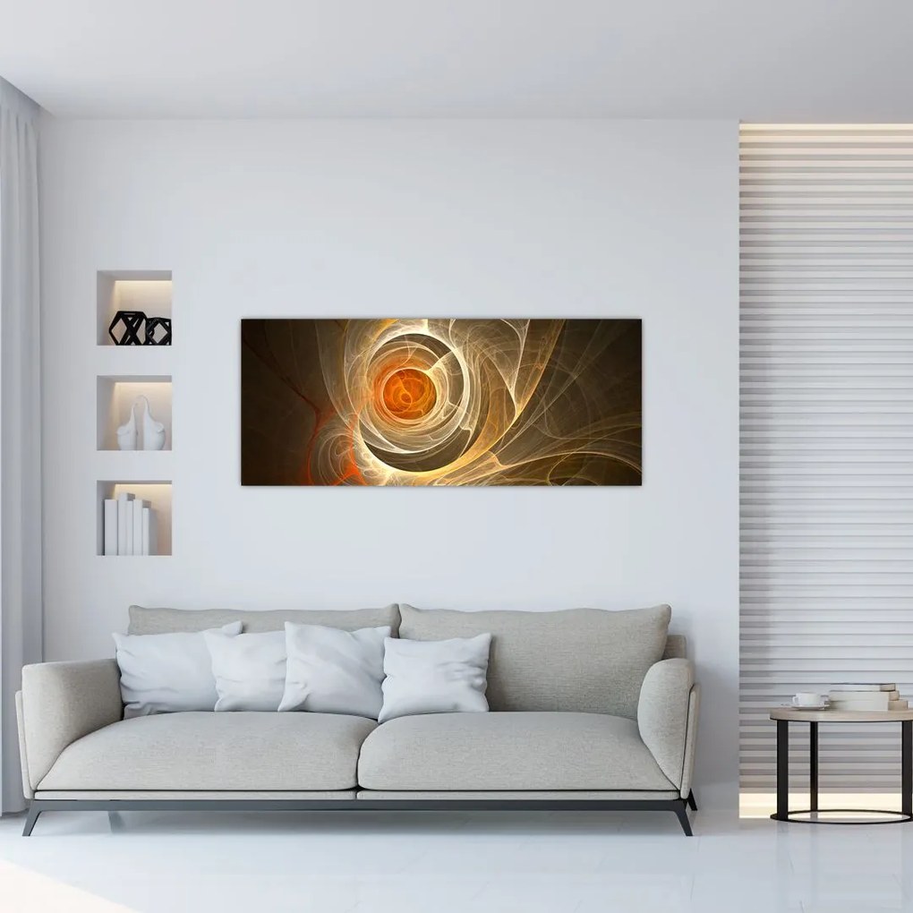 Tablou cu abstracție (120x50 cm)