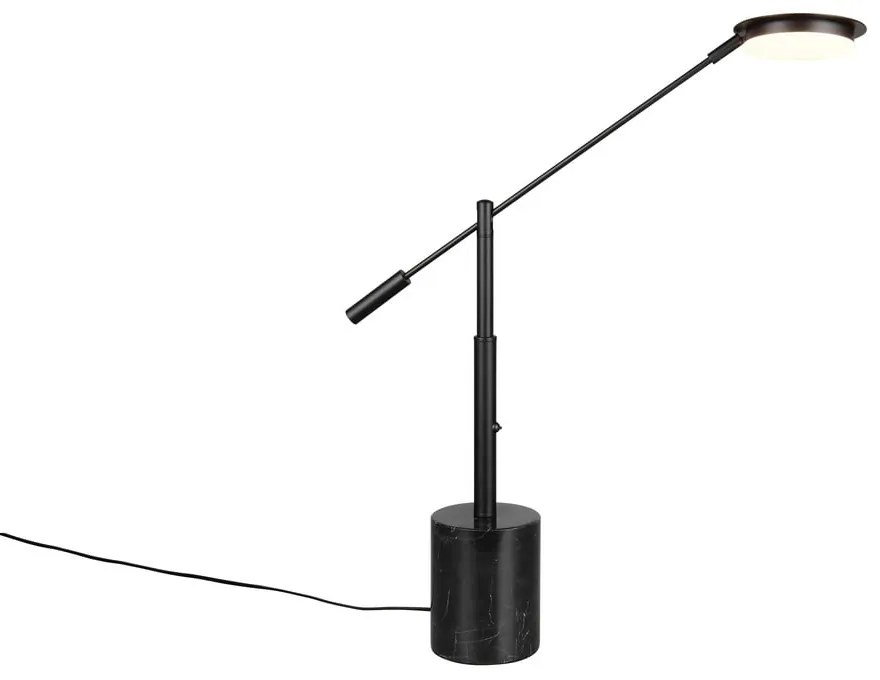 Veioză neagră LED (înălțime 65 cm) Fiore – Trio Select