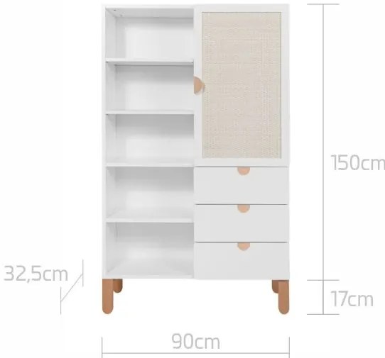 Biblioteca Ratata H150 cm