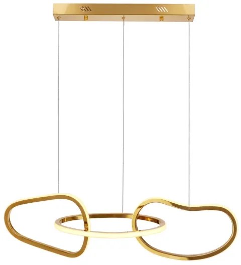 Candelabru LED ANNELI pe cablu, 30 W, 230 V, 80 cm, auriu