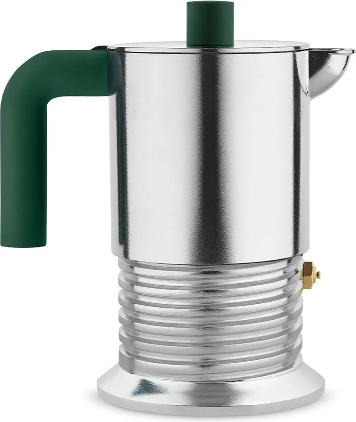 Espressor Moka „Vite” pentru 3 cești, verde - Alessi