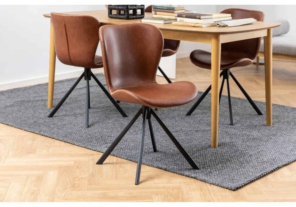 Scaun de dining maro coniac Batilda – Actona