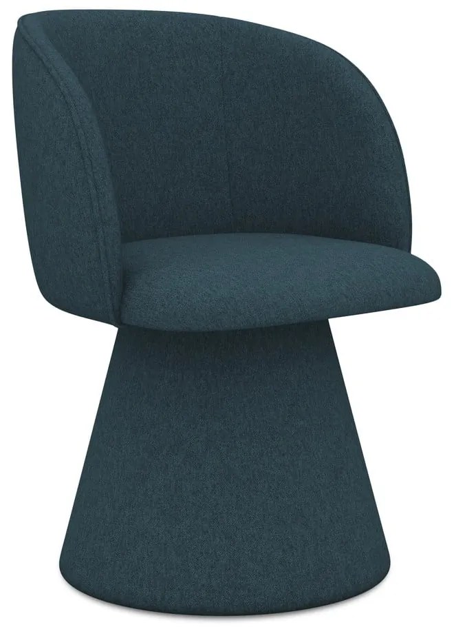 Scaun de sufragerie petrol tapițat Maia – Makamii