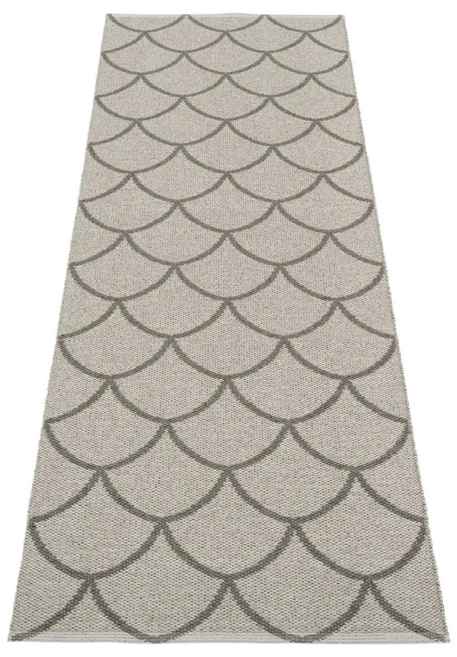 Covor tip traversă pentru interior și exterior gri 70x225 cm Kotte Charcoal – Pappelina