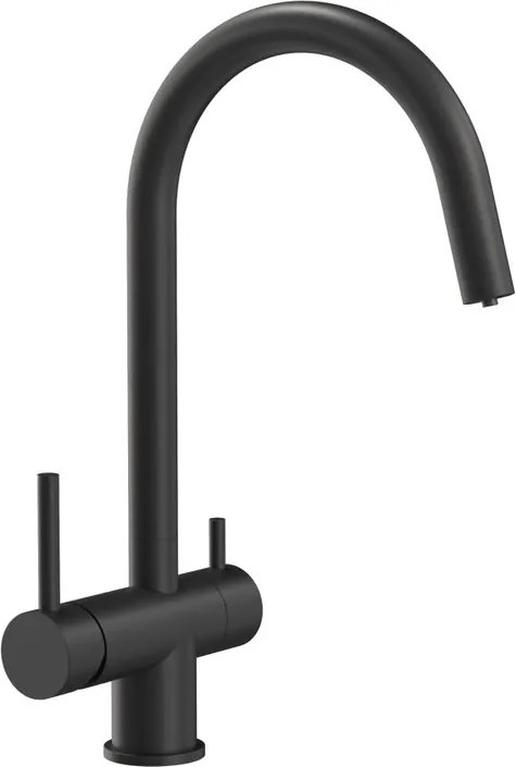 Baterie de bucatarie REA Caren negru