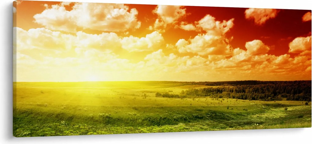 Tablou cu furtuna de vară (120x50 cm)