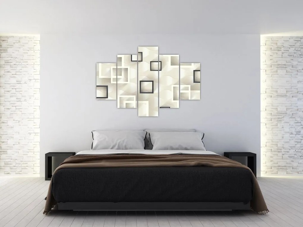 Tablou geometric abstract (150x105 cm)