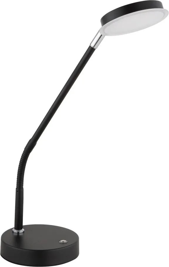 Globo 58504TS - Lampă de masă LED tactilă dimabilă SILVIO LED/6,5W/230V neagră