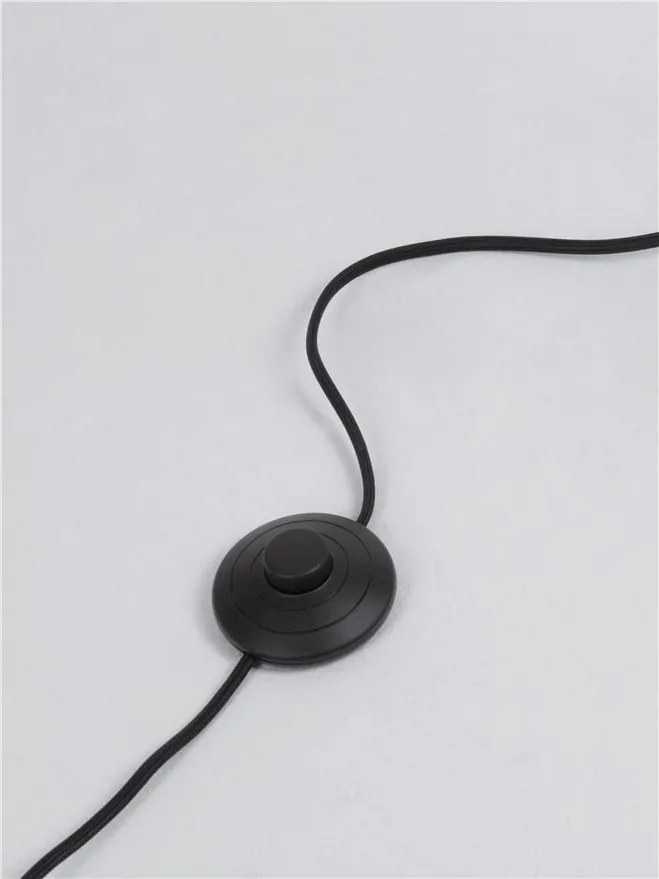 Lampadar cu abajur din catifea si franjuri galben mustar VELVY