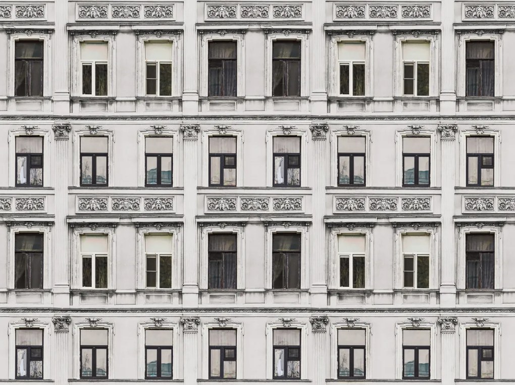 Fototapet, Rue Relief, White, Rebel Walls