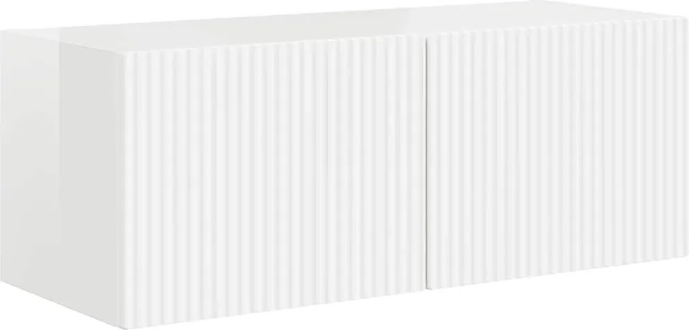 vidaXL Dulap TV de perete Alb Lucios 60 x 31 x 29.5 cm Lemn compozit