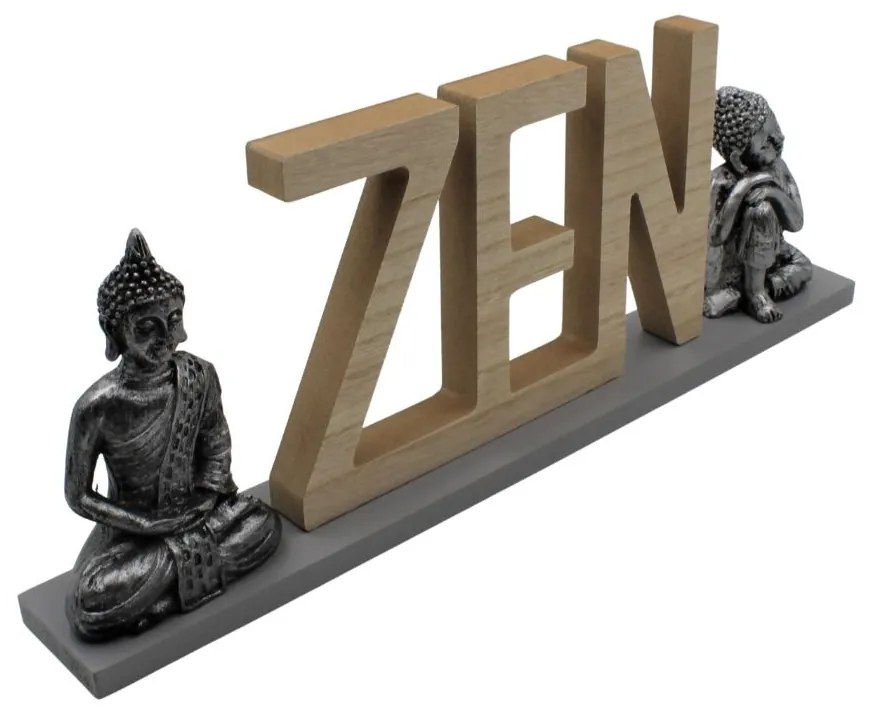 Decorațiune interior Buddha Zen 36x13.5x4.5 cm