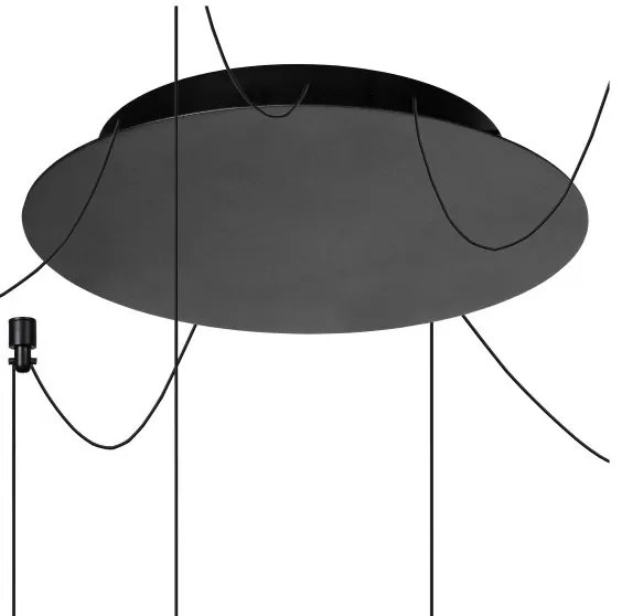 Lustră LED dimabilă pe cablu Lucide 74403/06/30 LORENZ 6xLED/4W/230V negru