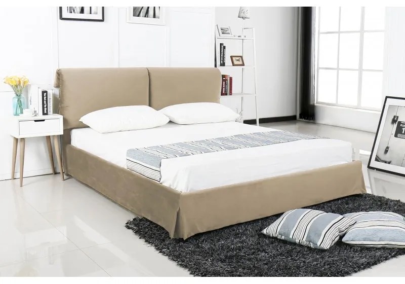 Pat Majestic 140x190 cm Tapitat Catifea Camel
