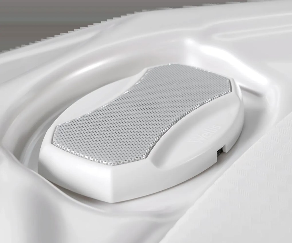 Minipiscina jacuzzi 7 persoane, 46 jeturi hidromasaj, WiFi, sistem audio, pompa caldura inclusa, Wellis Mandala Life Premium