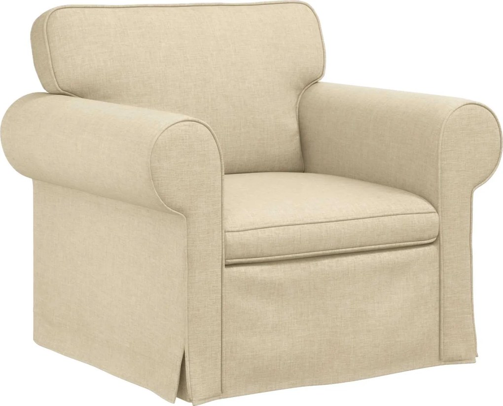 vidaXL Canapea Crem 95 x 82 x 80 cm țesătură