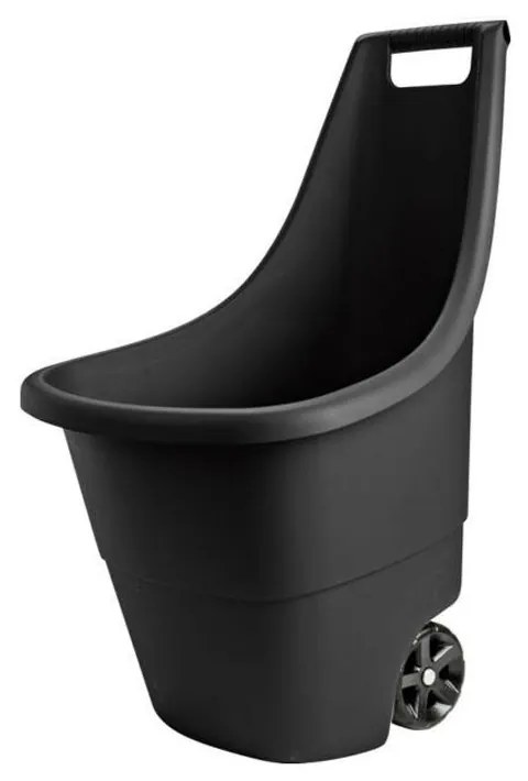 Roabă de grădină din plastic Easy Go Breeze, 50 l, neagră