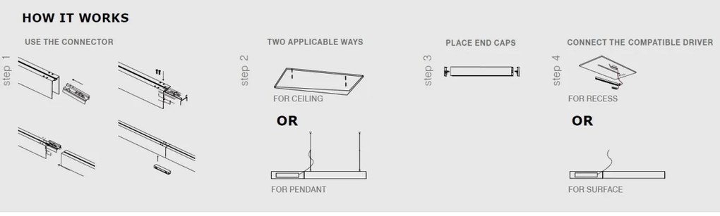 Sina magnetica incastrabila BUXTON 02, 100cm NVL-8252002
