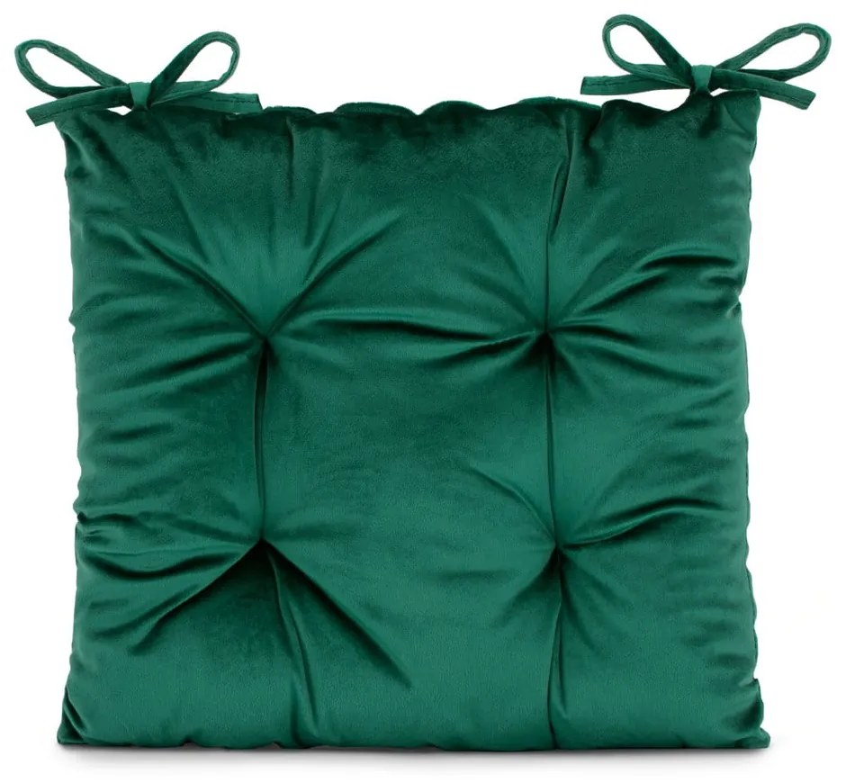 Pernă de scaun din catifea 40x40 cm Aleksa – Restilo