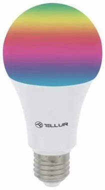 Bec Tellur WiFi Smart RGB E27 10 W, albă caldă