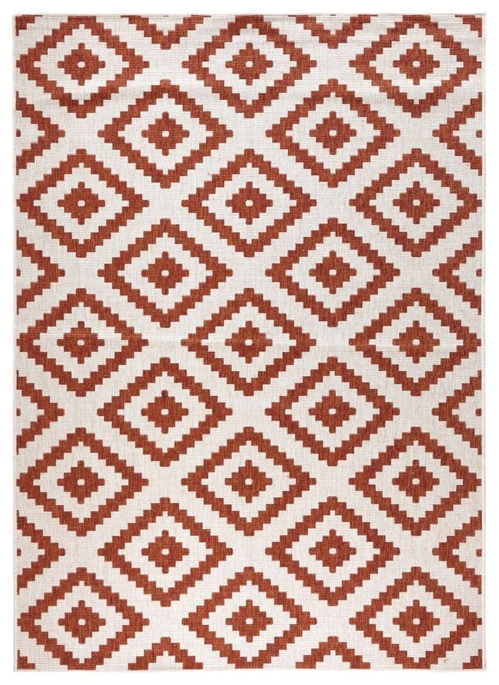 Covor adecvat pentru exterior NORTHRUGS Malta, 160 x 230 cm, maro - crem