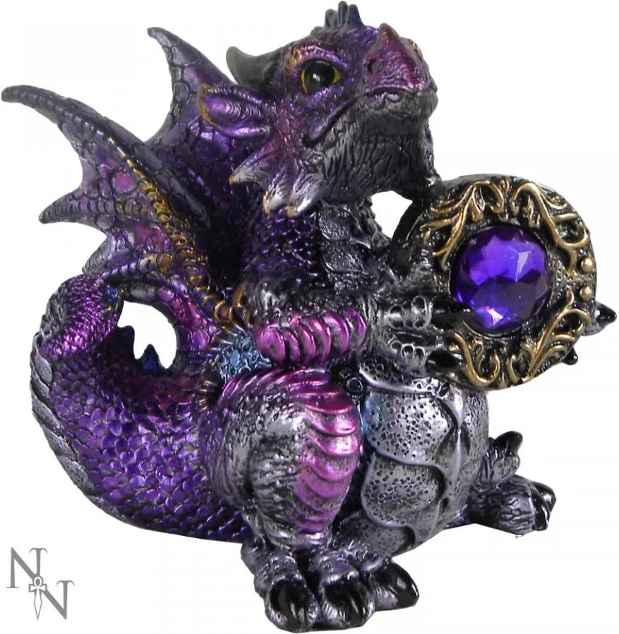 Statueta dragon Ametist 13 cm