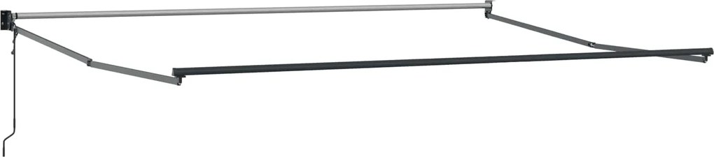 vidaXL Cadru copertină retractabil electric Antracit 4 x 2 m Aluminiu