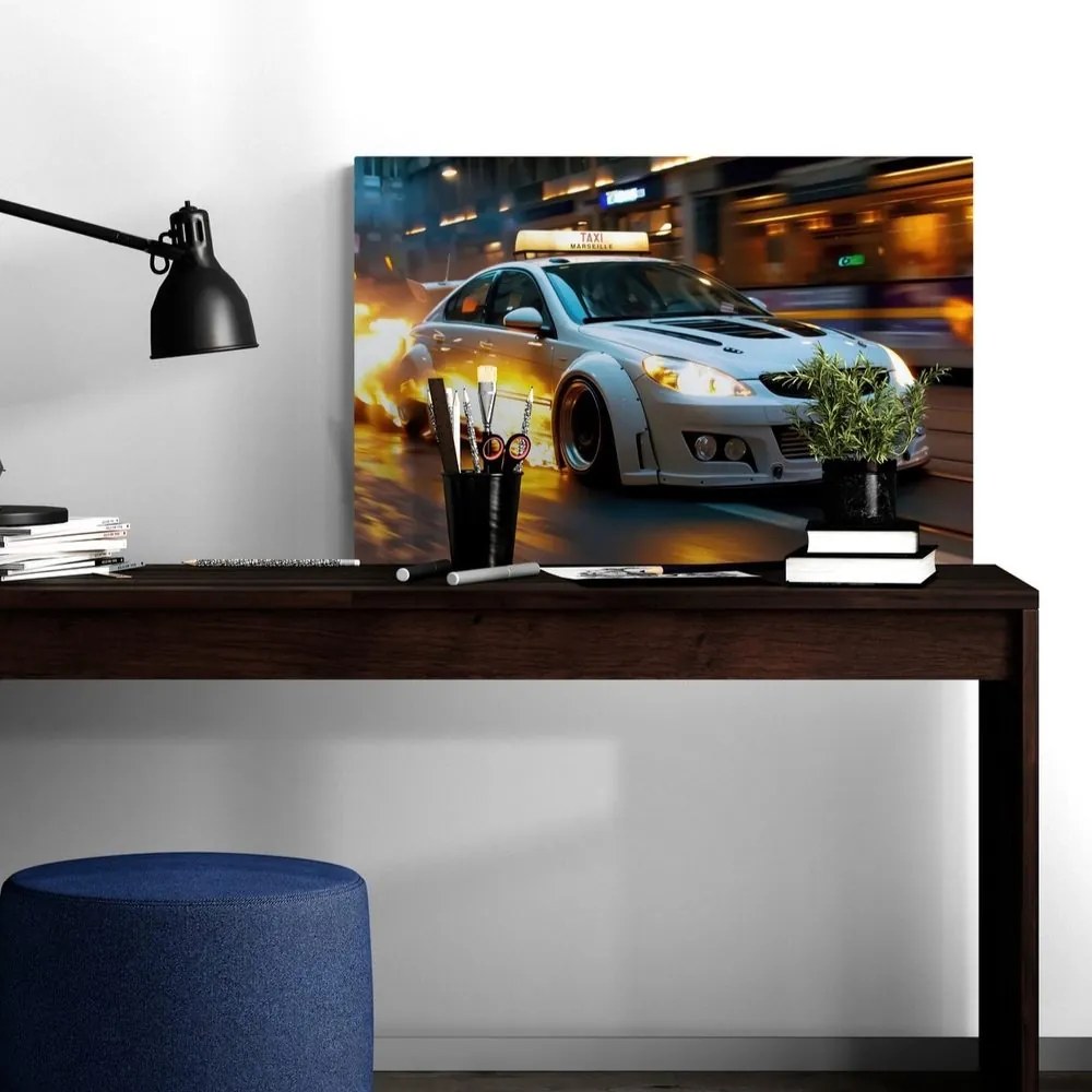 Tablou Taxi Peugeot