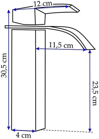 Baterie pentru lavoar Rea Falcon 30