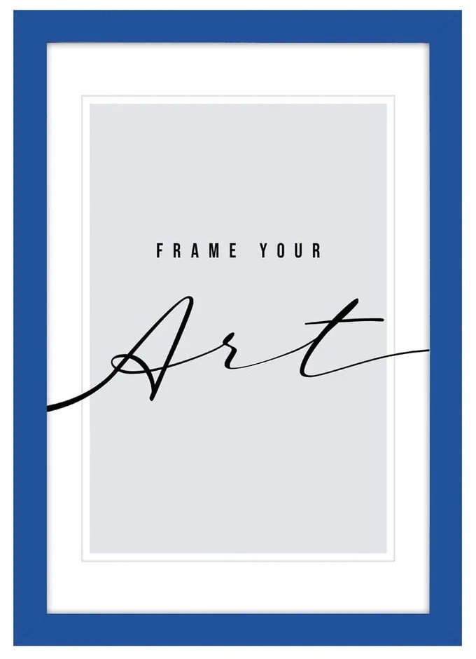 Ramă foto albastru-închis de agățat 32x42 cm – knor