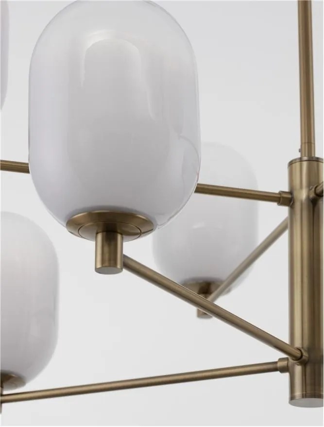 Lustra moderna design deosebit cu 8 de surse de lumina BALOR