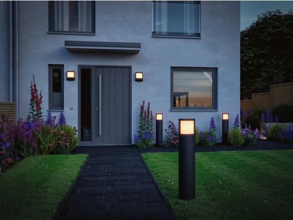 Paulmann 94514 - LED/8,5W IP44 Lampă de exterior cu senzor PADEA 230V antracit