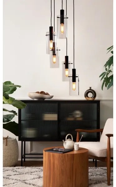 Eglo 97368 - Lustră pe cablu MONTEFINO 5xE27/60W/230V