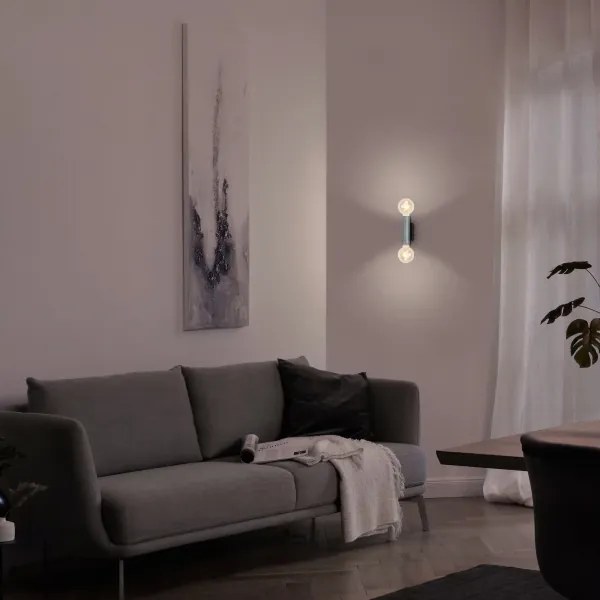 Briloner 3710-024 - Aplică de perete RETRO 2xE27/10W/230V