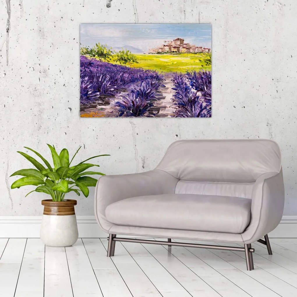 Tablou - Provence, Franța, pictură în ulei (70x50 cm)