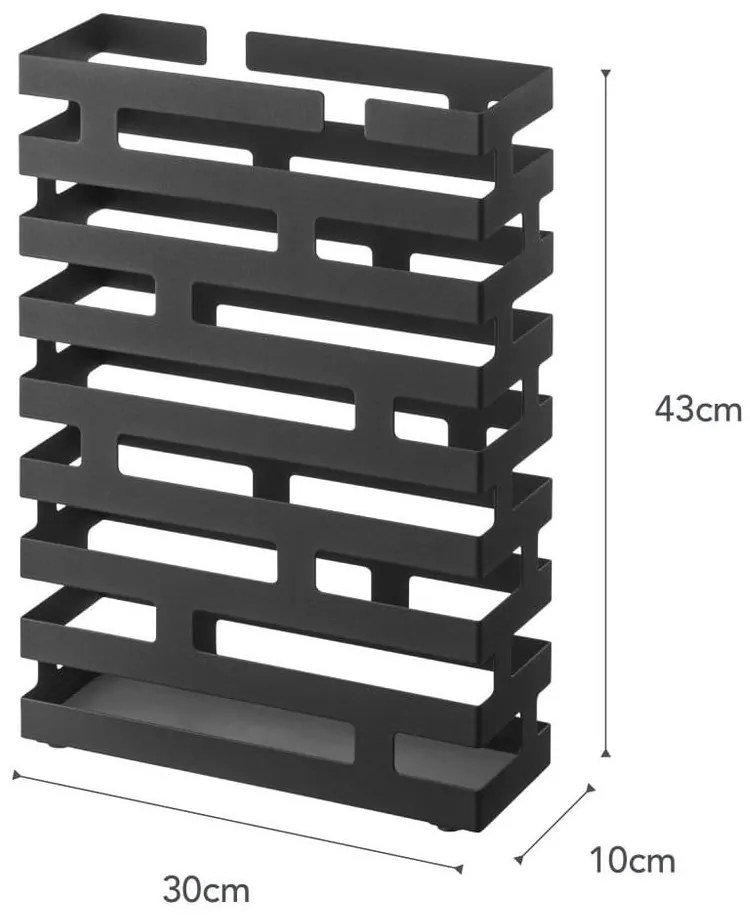 Suport pentru umbrelă YAMAZAKI Himeji, negru