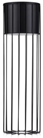 Ghiveci metalic de flori LOFT 70x20 cm negru