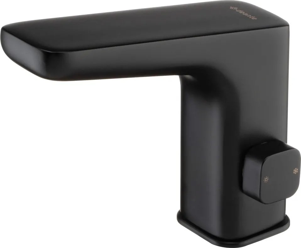 HIACYNT Baterie pentru chiuvetă, fără contact direct, cu reglarea temperaturii - 230/6V Finisaj: Negru BQH_N29V