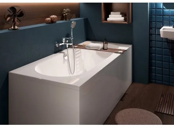 Villeroy & Boch TVT10400100061 - Baterie pentru cadă O.NOVO, crom lucios