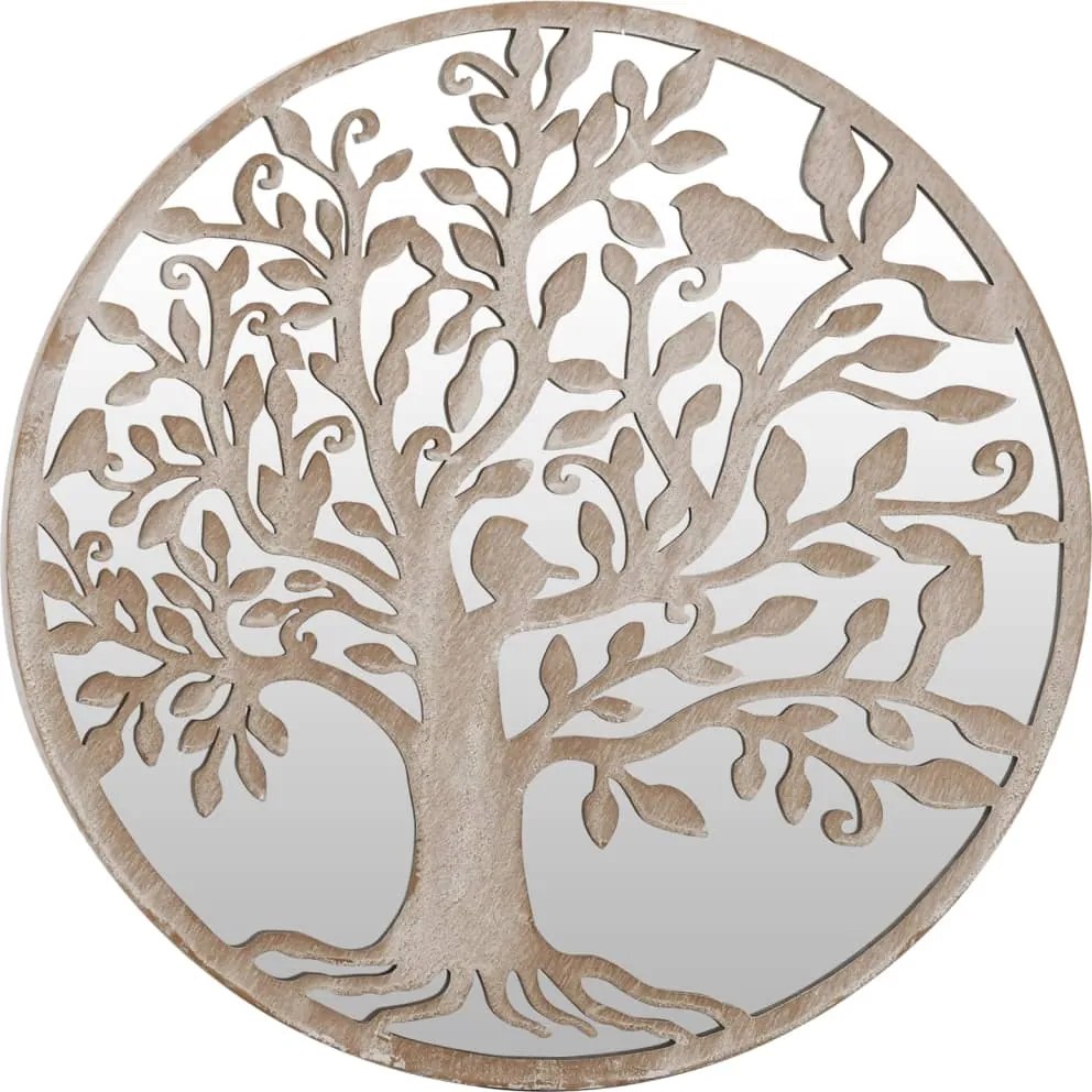 vidaXL Oglindă rotundă,nisip,40x2,5 cm,fier, utilizare în interior