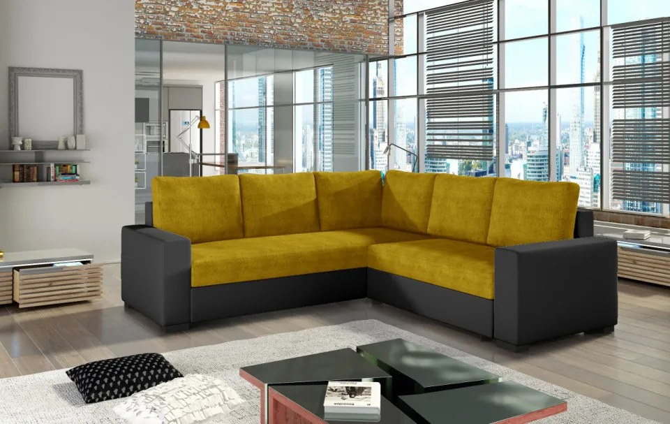 Coltar extensibil cu spatiu pentru depozitare, 240x240x90 cm, Canis 2, Eltap